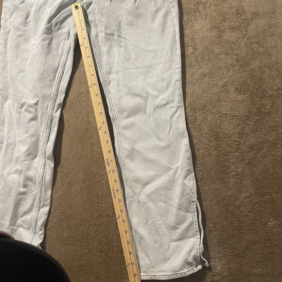 Abercrombie & Fitch Jeans Womens Sz 31/12  Slim Straight Ultra High Rise Light - Picture 7 of 8